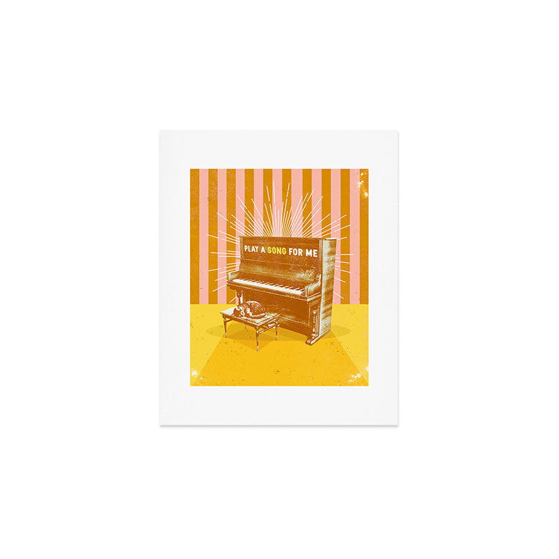PLAY A SONG FOR ME Art Print Gallery Image 1