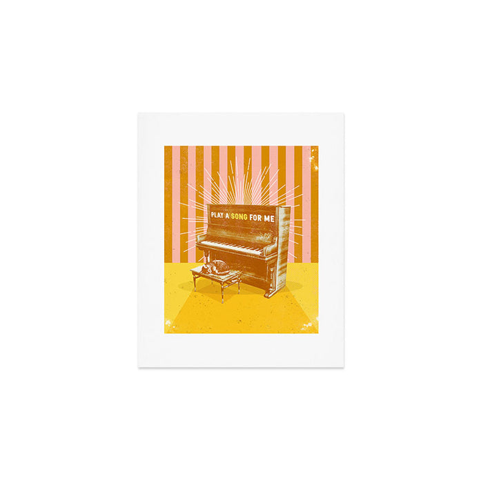 PLAY A SONG FOR ME Art Print Gallery Image 1