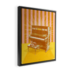 PLAY A SONG FOR ME Framed Canvas Print Gallery Image 2