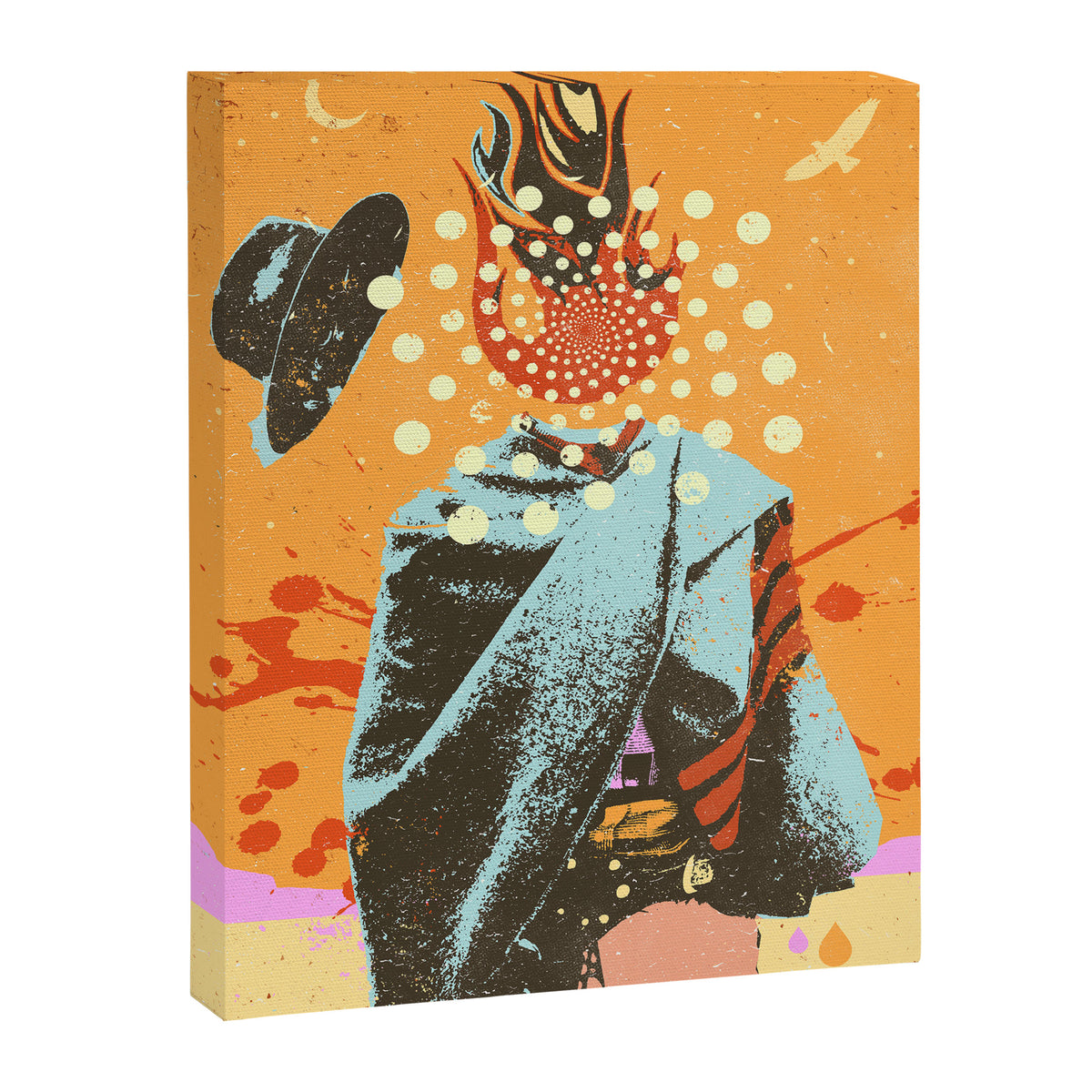 PSYCHEDELIC COWBOY Canvas Print Gallery Image 8