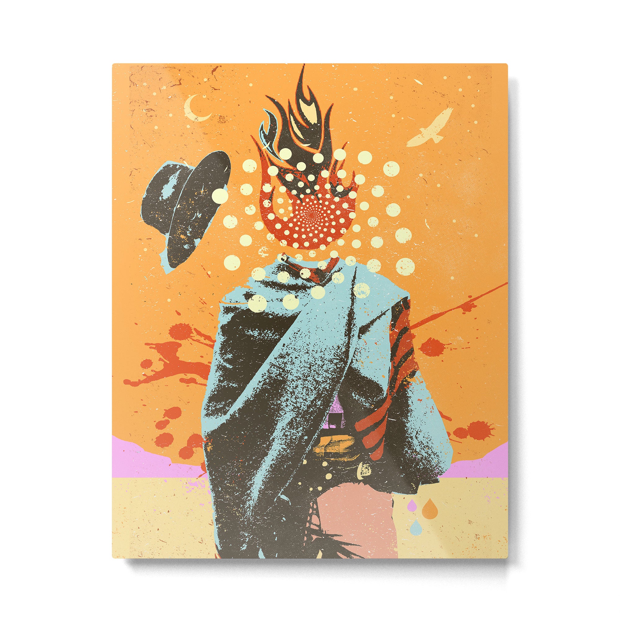 PSYCHEDELIC COWBOY Metal Print Gallery Image 6