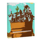 WESTERN PIANO Canvas Print Gallery Image 8