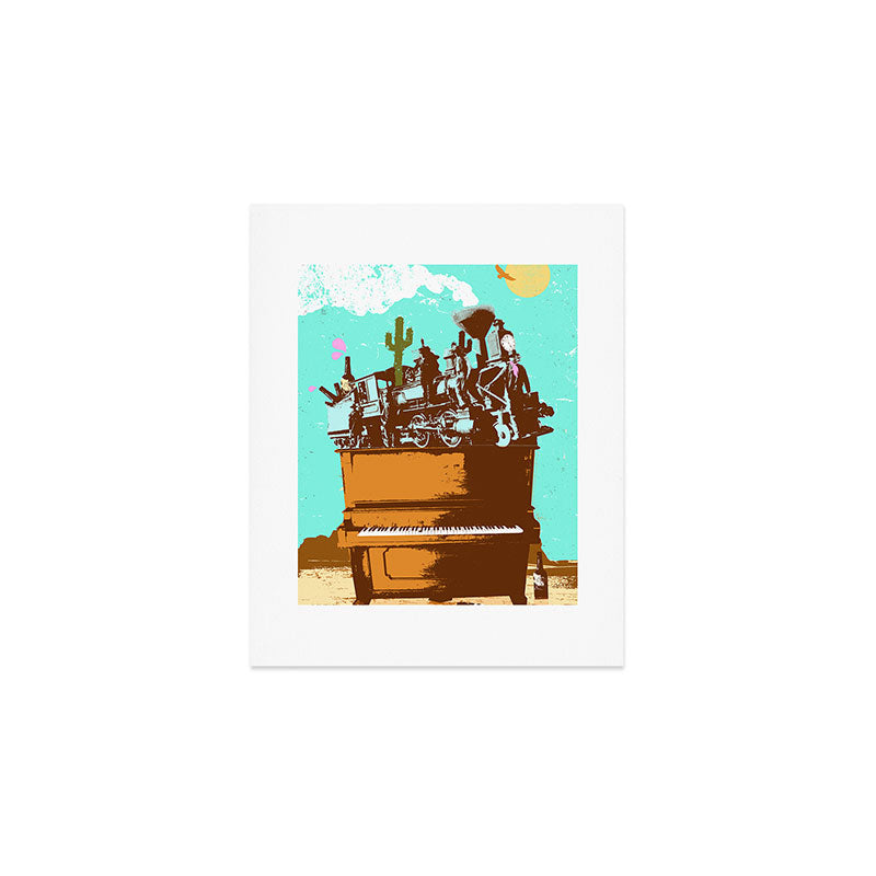 WESTERN PIANO Art Print Gallery Image 1