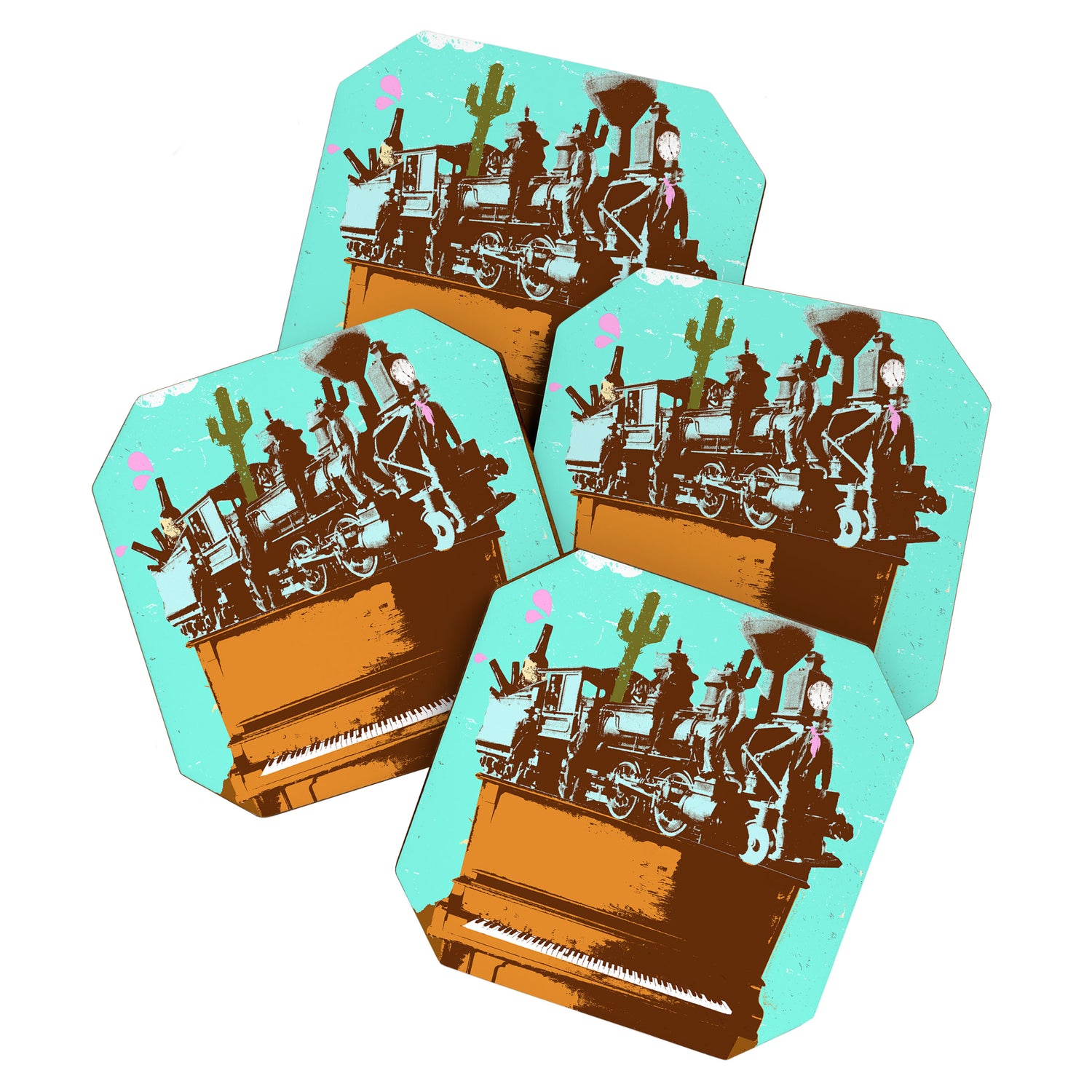WESTERN PIANO Coaster Gallery Image 1