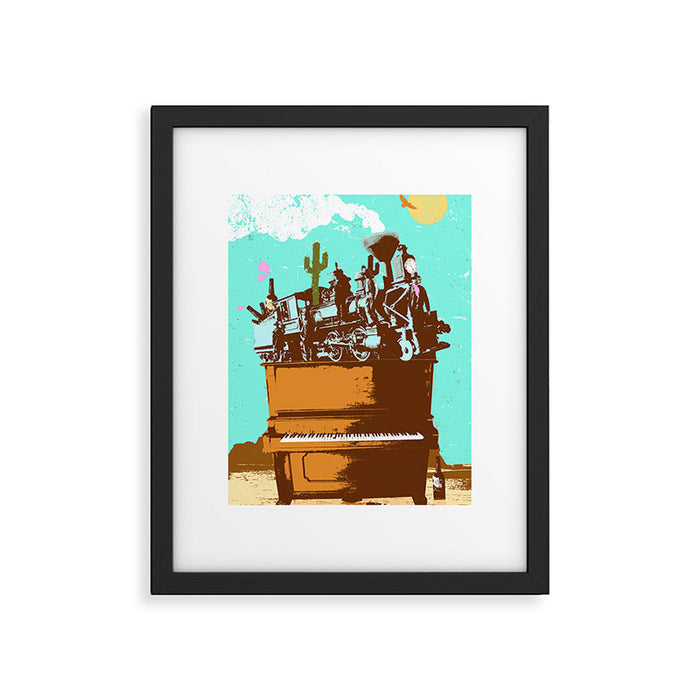 WESTERN PIANO Framed Art Print Gallery Image 1