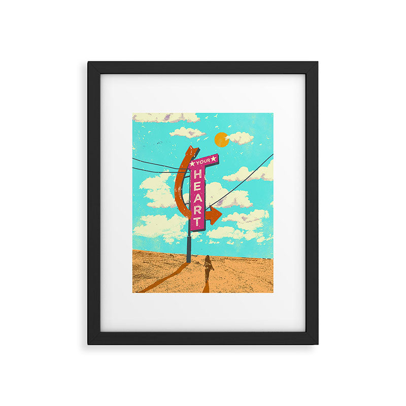 YOUR HEART Framed Art Print Gallery Image 6