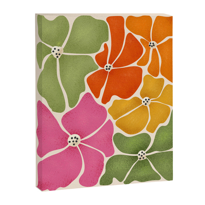 70's Florals Canvas Print Gallery Image 1