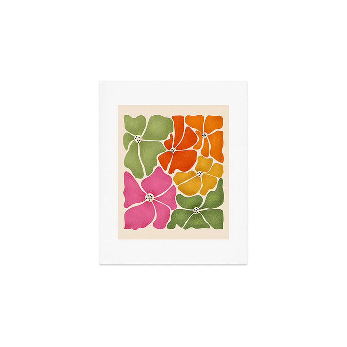 70's Florals Art Print Gallery Image 1