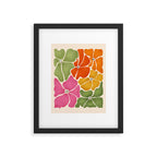 70's Florals Framed Art Print Gallery Image 6