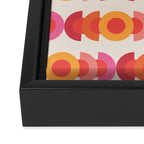 70's pattern no1 Framed Canvas Print Gallery Image 3
