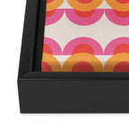 70's pattern no2 Framed Canvas Print Gallery Image 3