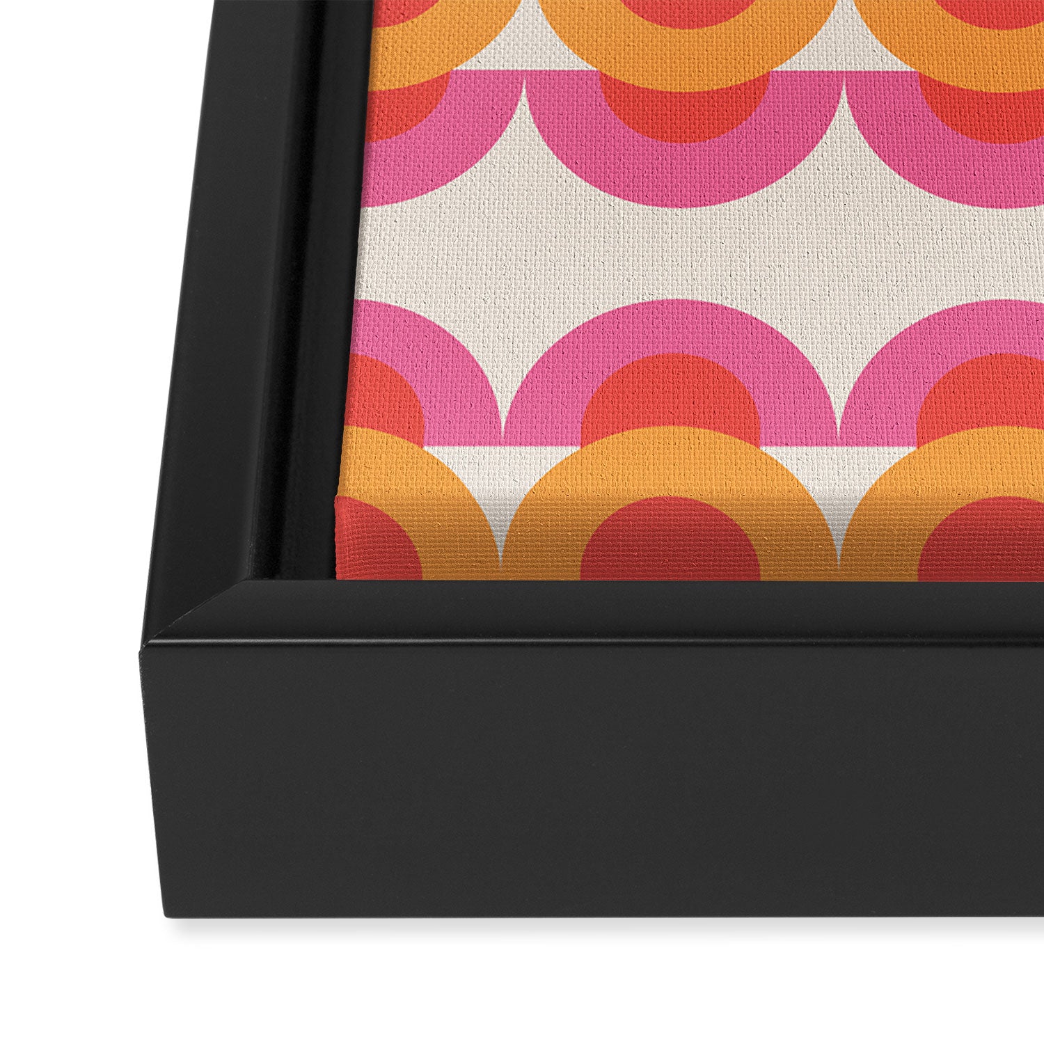70's pattern no2 Framed Canvas Print Gallery Image 3