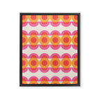 70's pattern no2 Framed Canvas Print Gallery Image 6