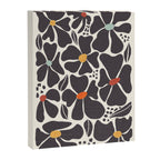 Abstract Black Florals Canvas Print Gallery Image 8