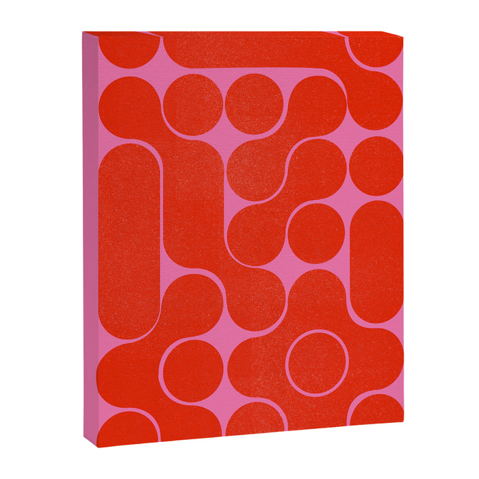 Abstract mid-century shapes no 6 Canvas Print Gallery Image 1