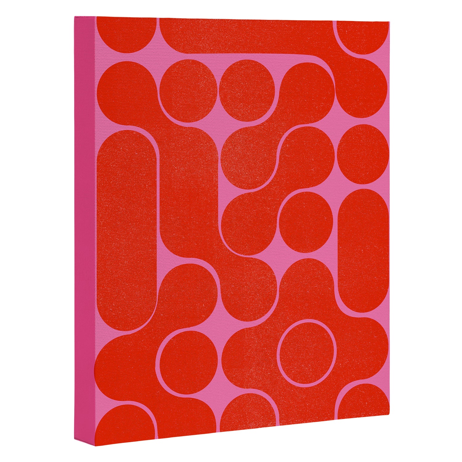 Abstract mid-century shapes no 6 Canvas Print Gallery Image 3