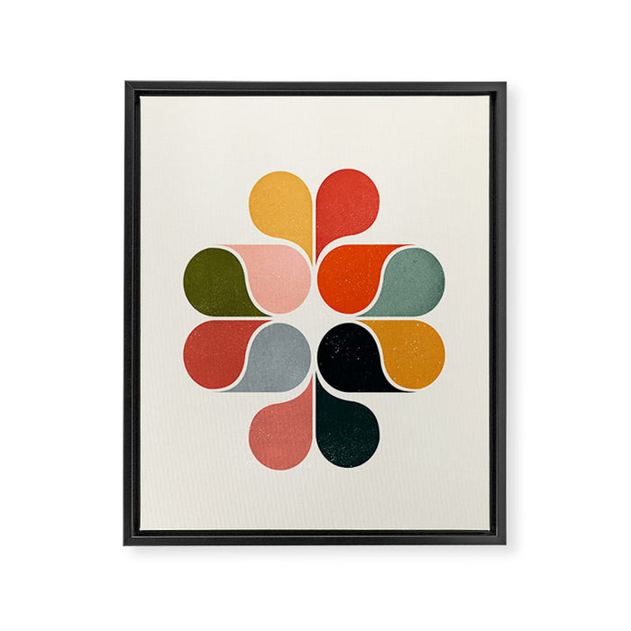 Abstract modern art Framed Canvas Print Gallery Image 1
