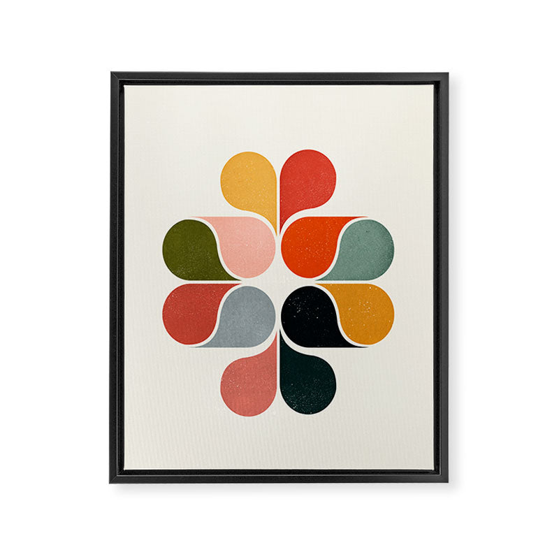 Abstract modern art Framed Canvas Print Gallery Image 8