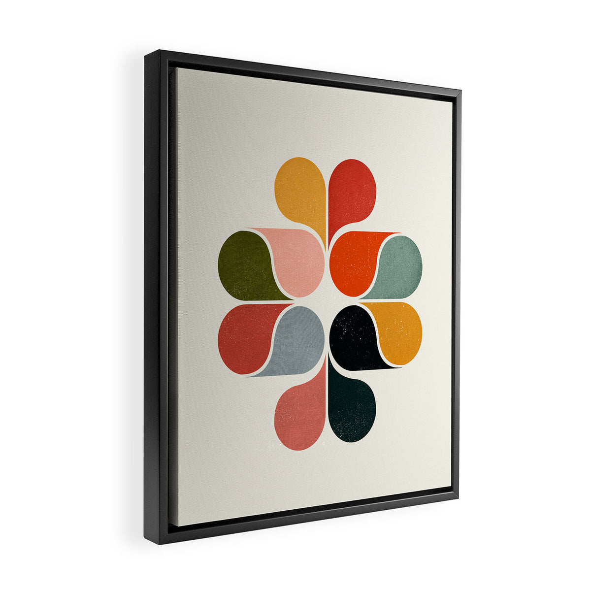 Abstract modern art Framed Canvas Print Gallery Image 2
