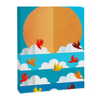 Birds Flying High In The Sky Canvas Print Gallery Image 8