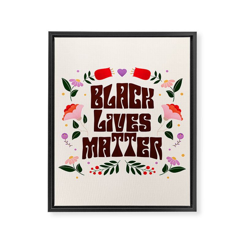Black Lives Matter Framed Canvas Print Gallery Image 8