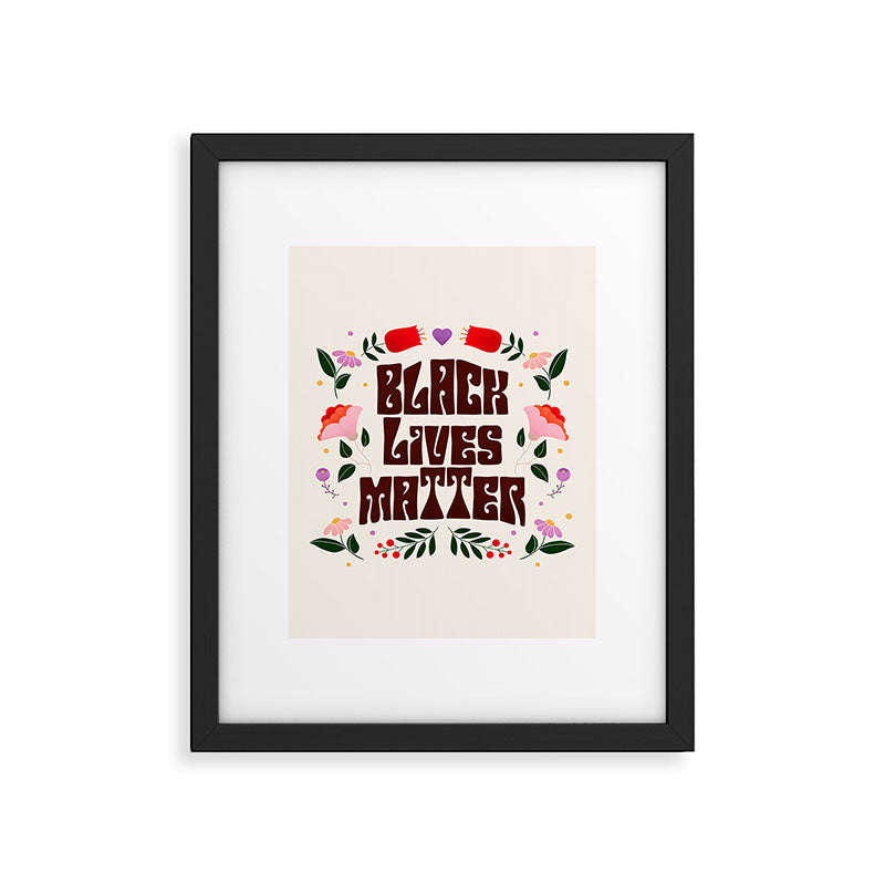 Black Lives Matter Framed Art Print Gallery Image 6