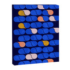 Blue modern pattern Canvas Print Gallery Image 8