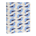 Blue Seagulls Pattern Canvas Print Gallery Image 8