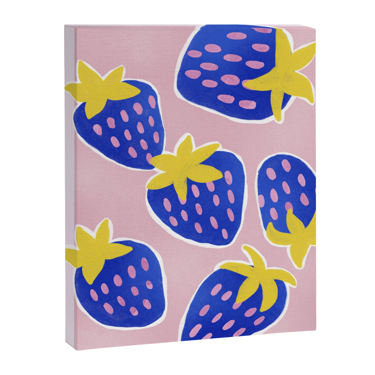 Blue Strawberries Canvas Print Gallery Image 8