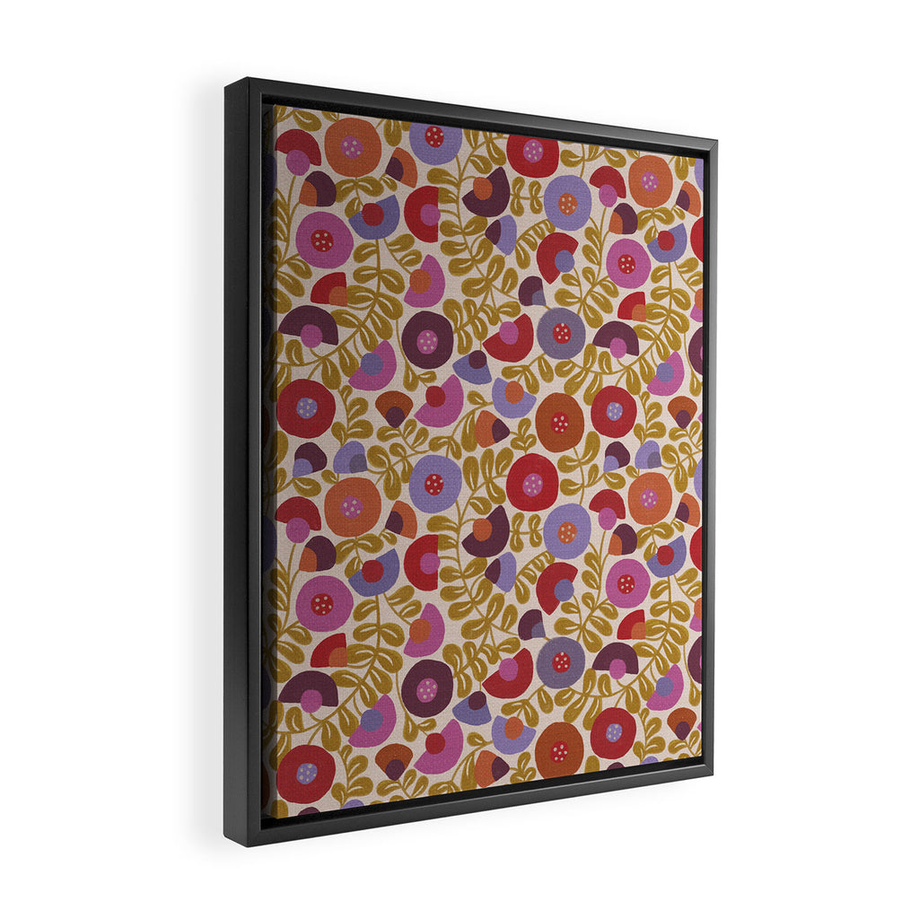 Bohemian Garden Framed Canvas Print Gallery Image 2