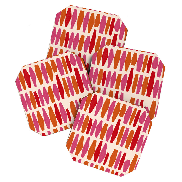 Bold Colorful Geometrics Coaster Gallery Image 1