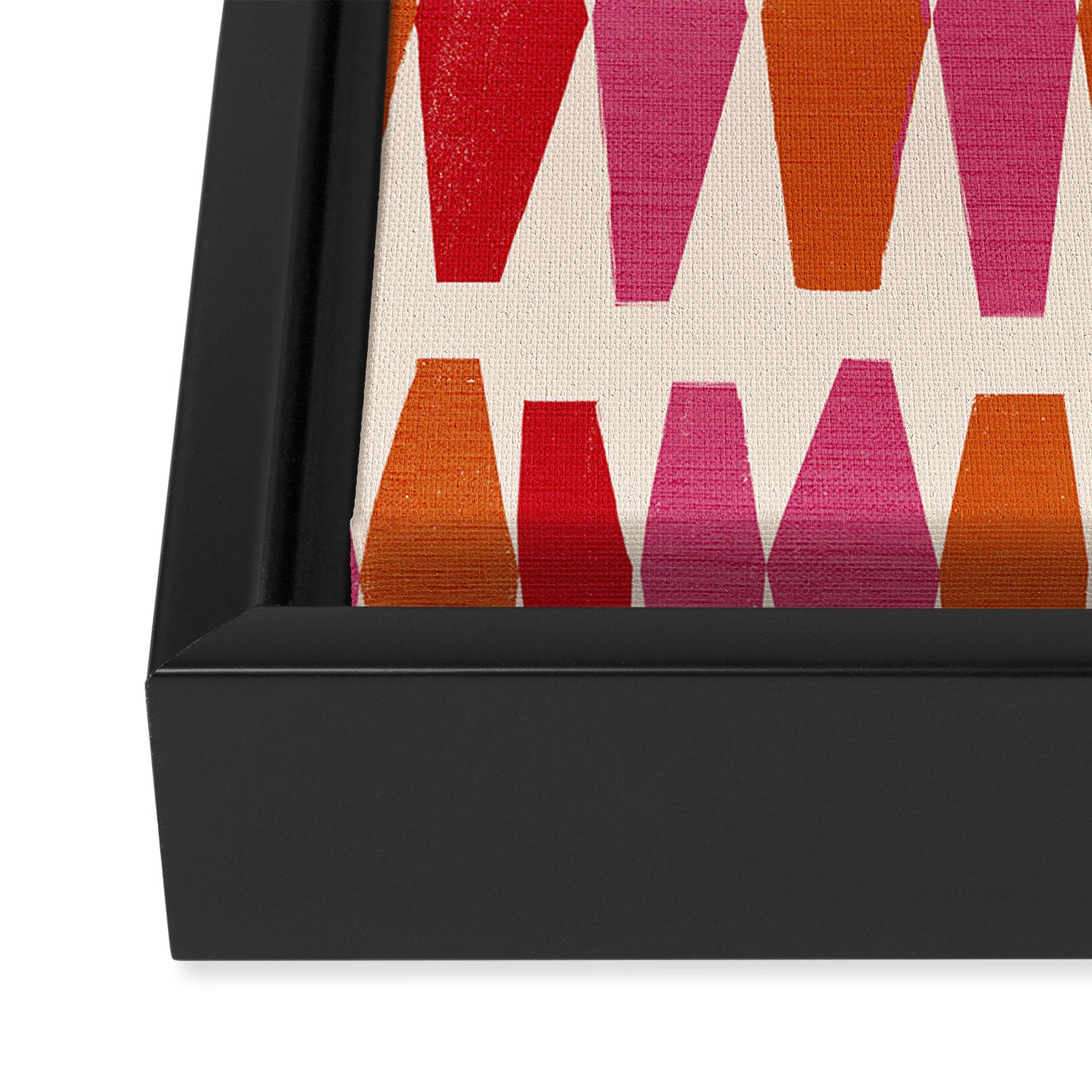 Bold Colorful Geometrics Framed Canvas Print Gallery Image 3