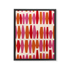 Bold Colorful Geometrics Framed Canvas Print Gallery Image 8