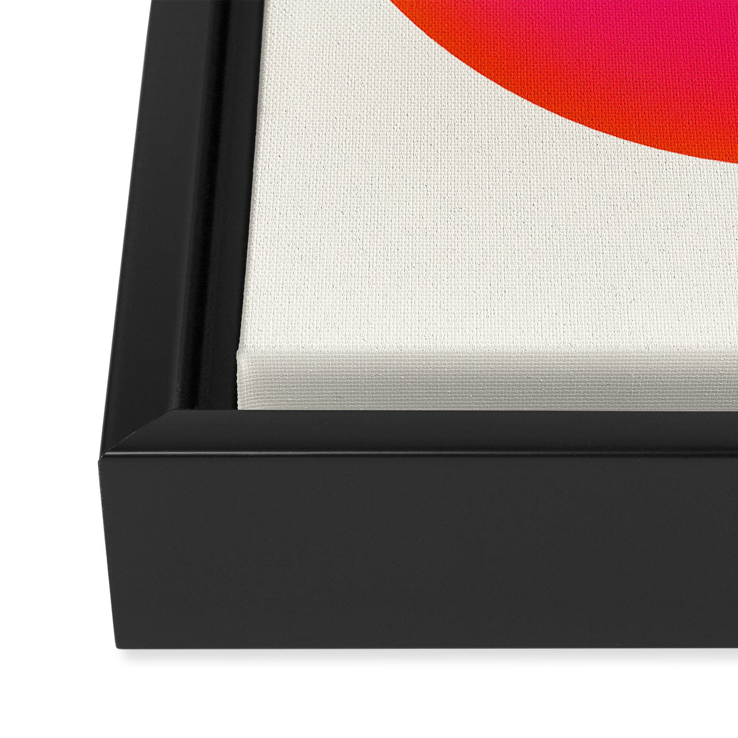 Bold Minimalism - Abstract Sphere Framed Canvas Print Gallery Image 3
