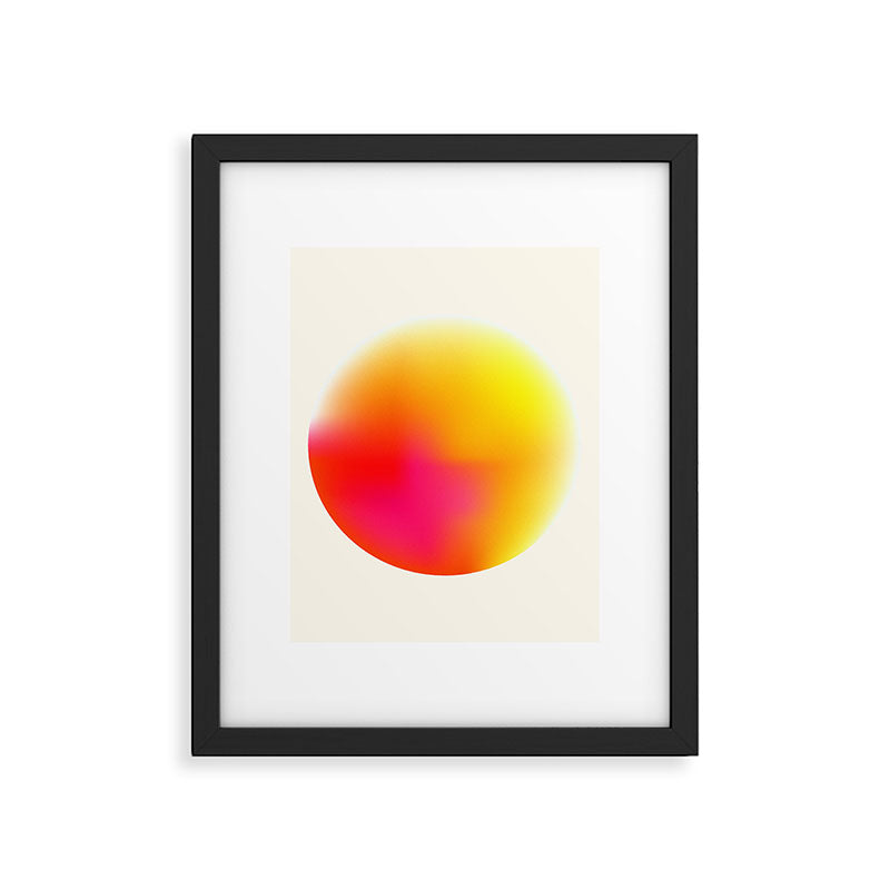 Bold Minimalism - Abstract Sphere Framed Art Print Gallery Image 4