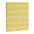 Bold Yellow Geometric Shapes Pattern Canvas Print Gallery Image 8