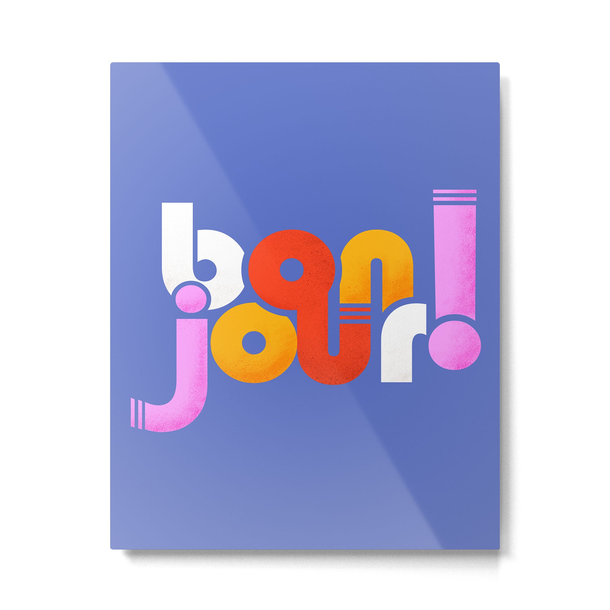 bonjour! french design Metal Print Gallery Image 6