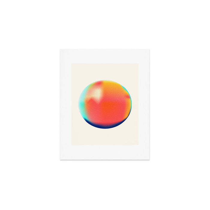 Bright Gradient Sphere  Art Print Gallery Image 1
