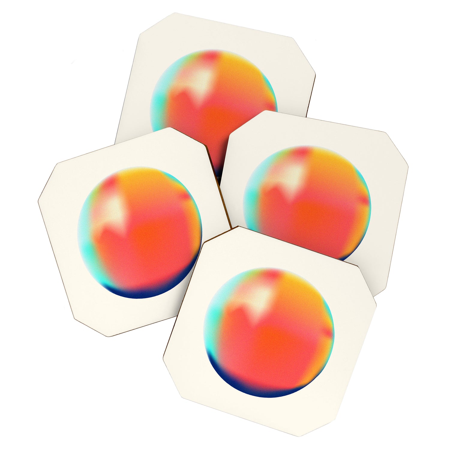 Bright Gradient Sphere  Coaster Gallery Image 1