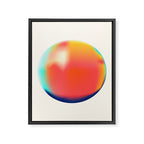 Bright Gradient Sphere  Framed Canvas Print Gallery Image 8