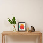 Bright Gradient Sphere  Framed Canvas Print Gallery Image 4