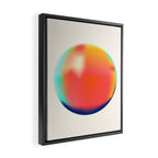 Bright Gradient Sphere  Framed Canvas Print Gallery Image 2