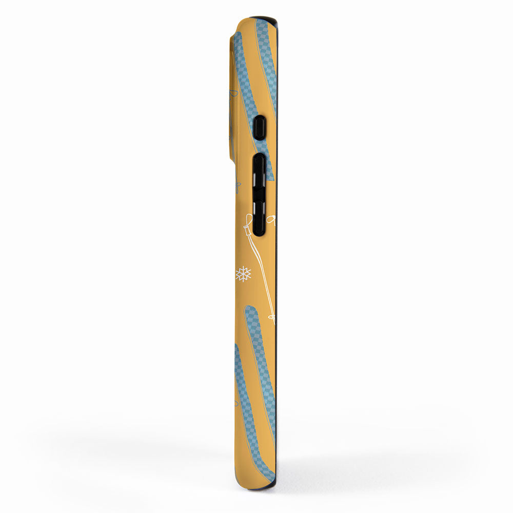 Bright Retro Ski Pattern iPhone Case Gallery Image 2