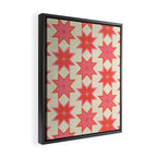Celestial Winter Quilt Pattern Framed Canvas Print Gallery Image 2