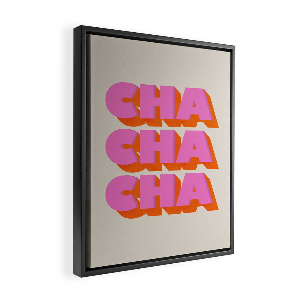 Cha Cha Cha Framed Canvas Print Gallery Image 2