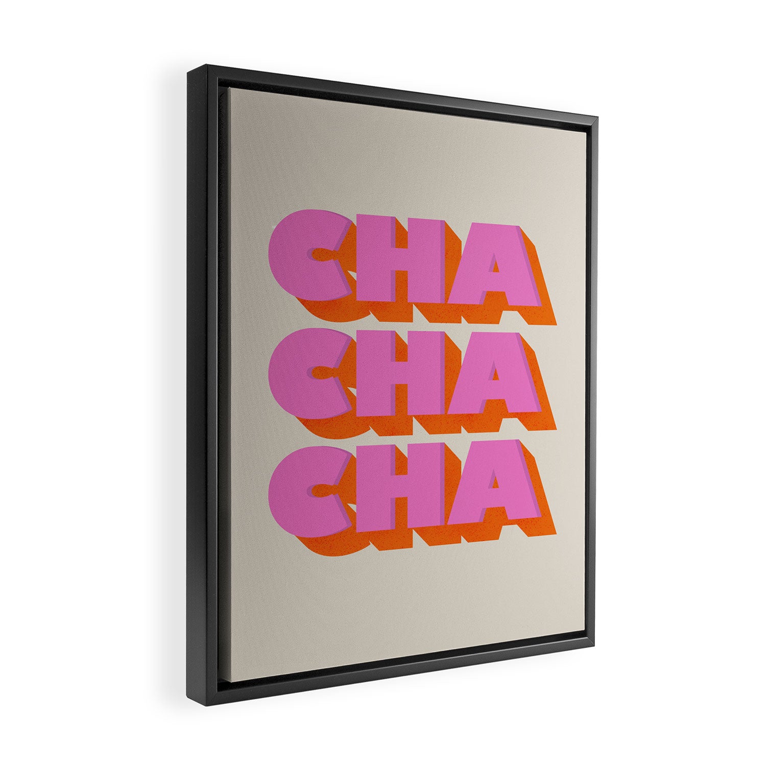 Cha Cha Cha Framed Canvas Print Gallery Image 2