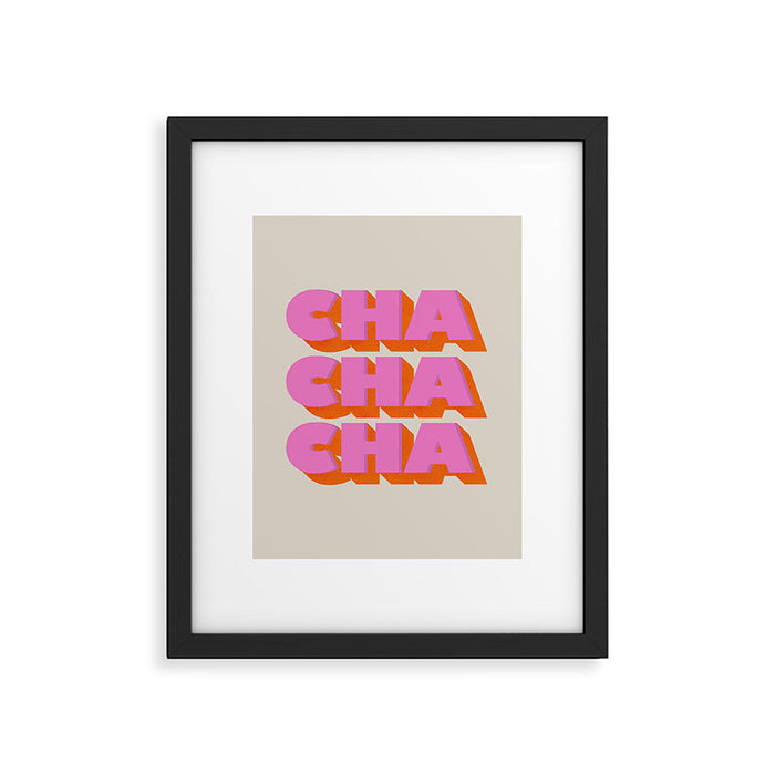 Cha Cha Cha Framed Art Print Gallery Image 1
