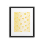 Charming Yellow Ribbon and Stripes  Framed Art Print Gallery Image 6