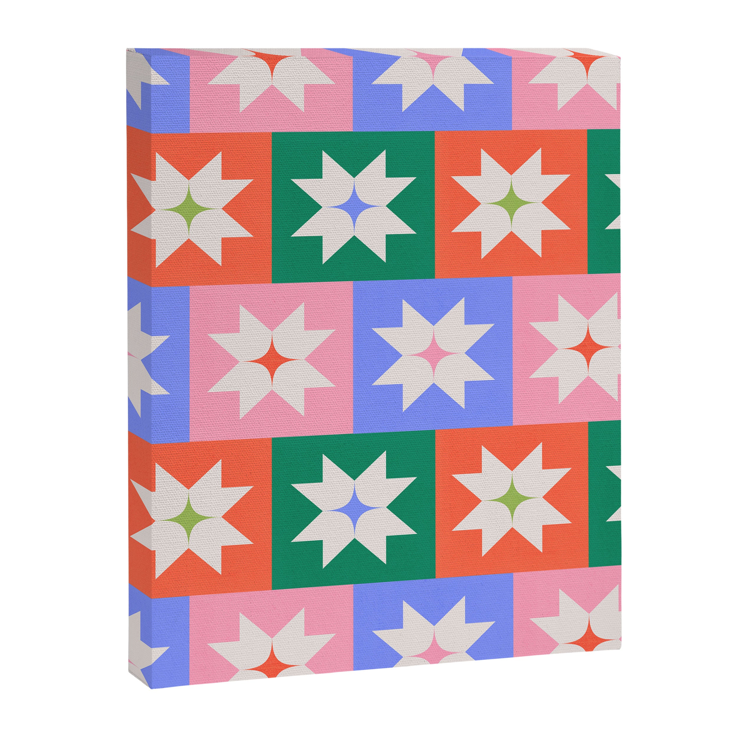 Cheerful Festive Stars Canvas Print Gallery Image 8