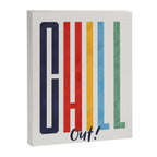 CHILL OUT! modern type Canvas Print Gallery Image 8